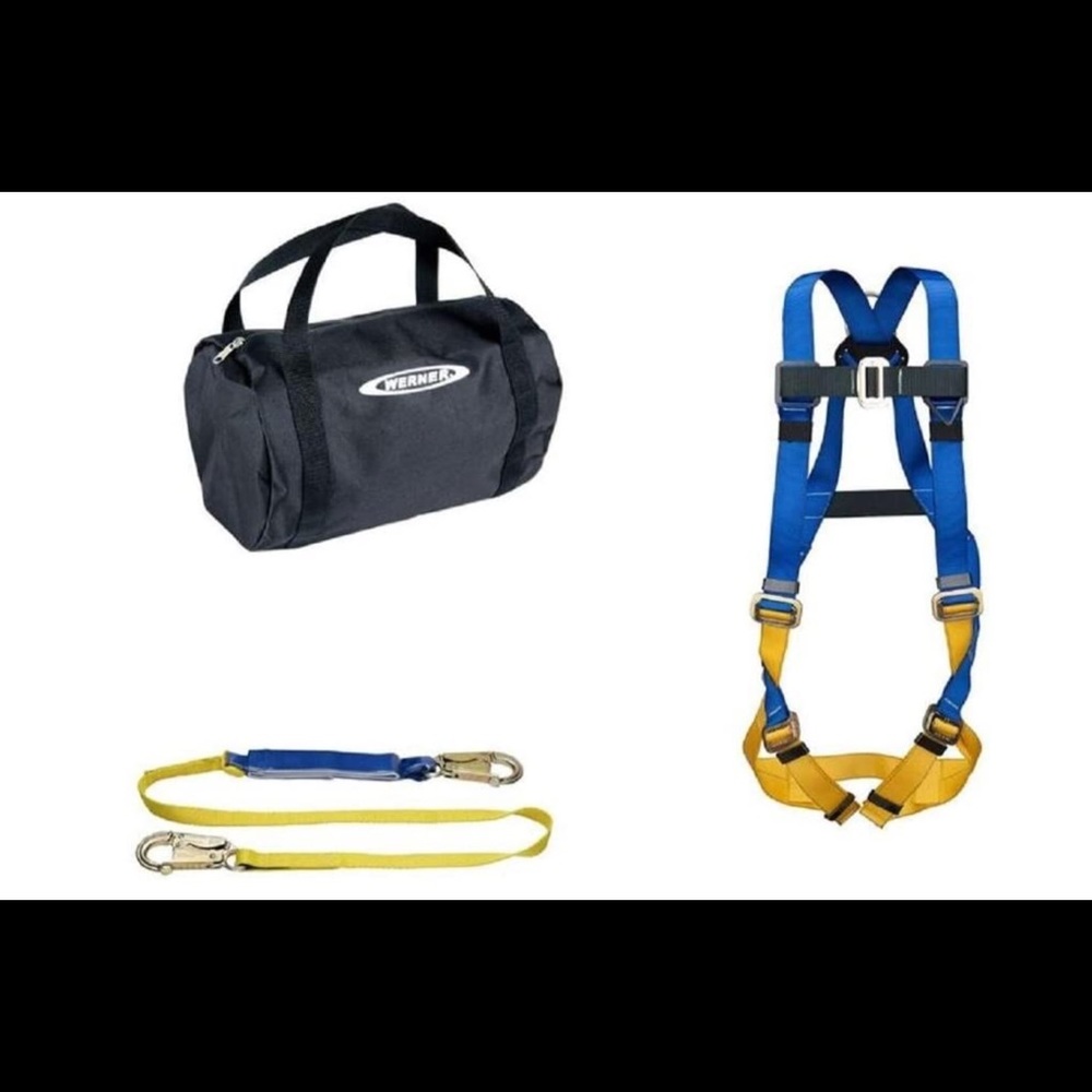Werner kit with 2 lanyards. NWT